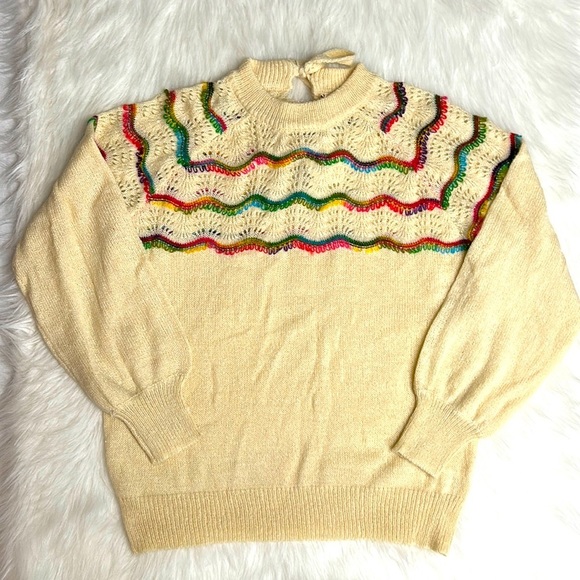 Tops - NWT ANDTHEWHY LOS ANGELES M/L WOMAN’S SWEATER TOP
